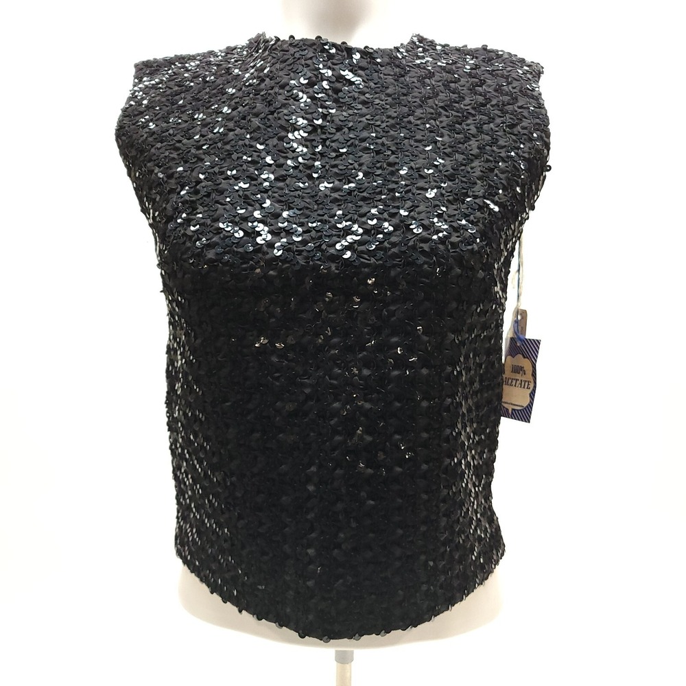 Vintage‎ Sequin Top Union Made USA